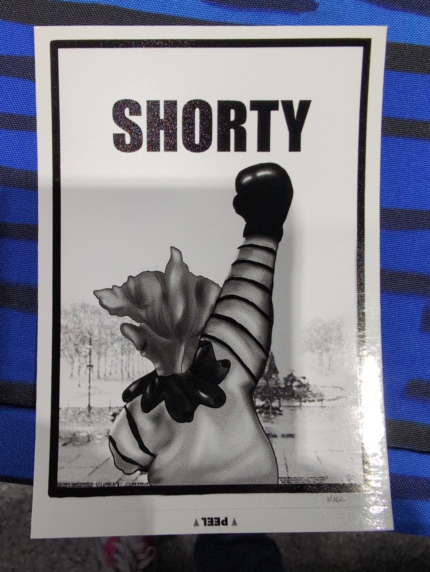 Shorty sticker
